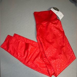 BuffBunny Red Leopard Leggings